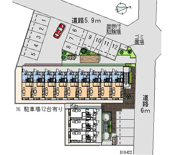 ★手数料０円★蒲郡市三谷町　月極駐車場（LP）